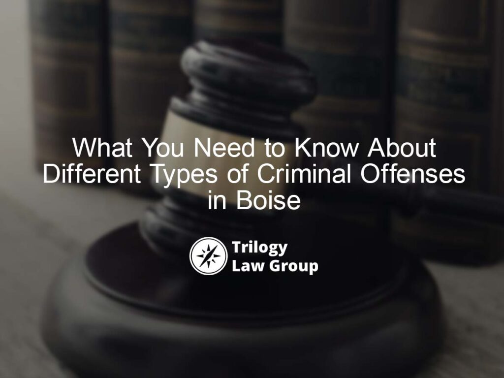 What You Need to Know About Different Types of Criminal Offenses in Boise